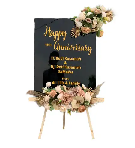 Papan Bunga Akrilik Cetan